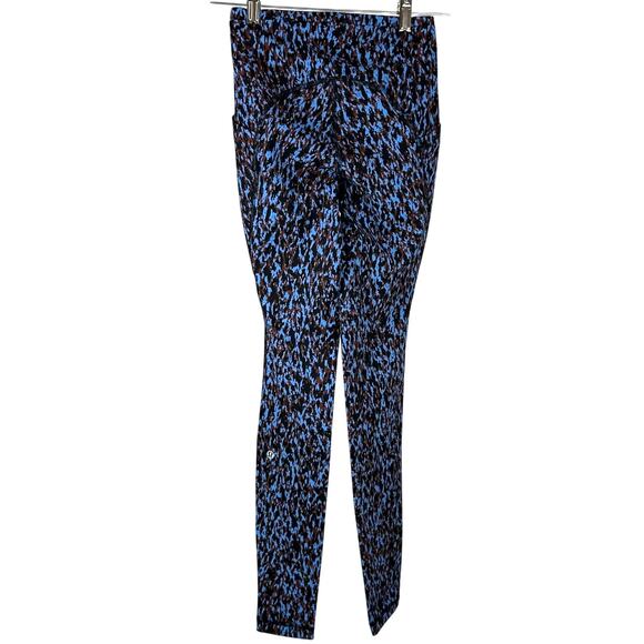 Lululemon Swift Speed High-Rise Tight 28" Leopard Camo Blue Nile Multi Sz 2 NWT - Picture 5 of 12